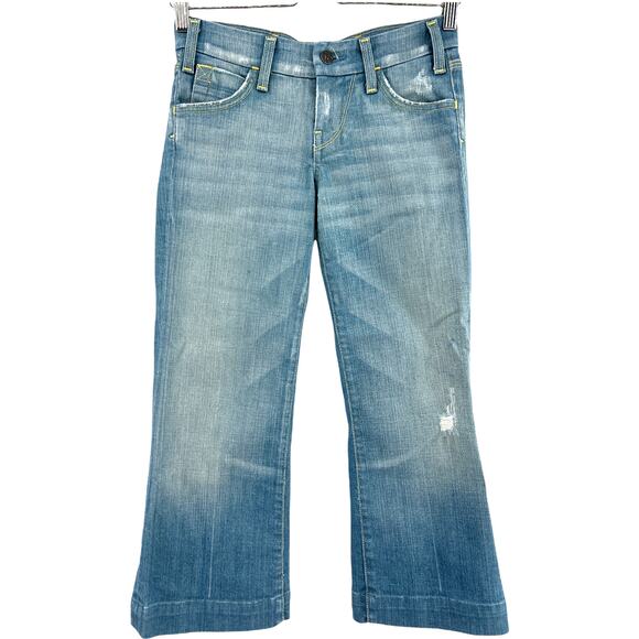 COH Citizens of Humanity (24) (28x23) Crossroads Carpenter Capri Jeans - Picture 2 of 12